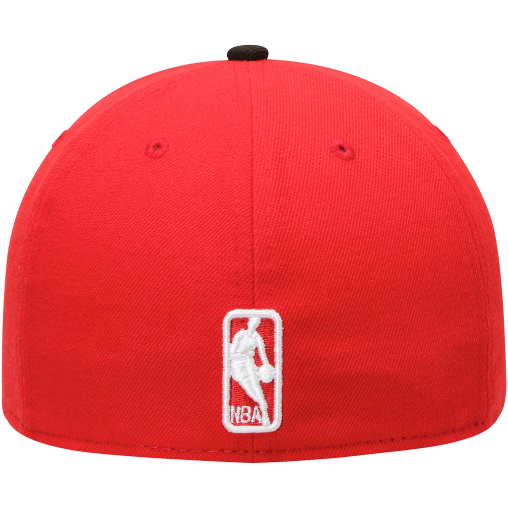 Men's Atlanta Hawks New Era Red/Black Official Team Color 2Tone 59FIFTY Fitted Hat