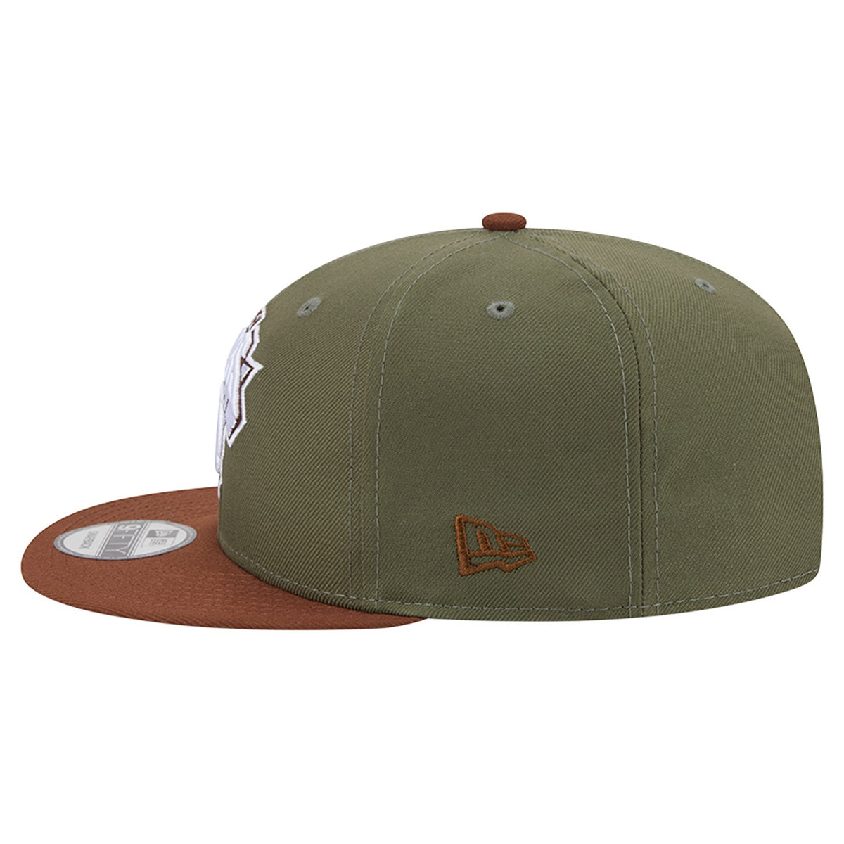 Men's New York Knicks  New Era Green/Brown Color Pack 9FIFTY Snapback Hat