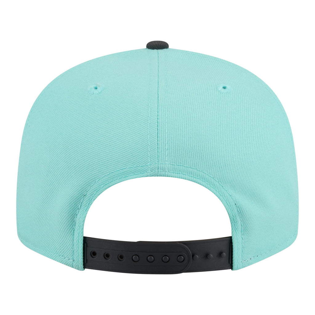 Men's Golden State Warriors New Era Turquoise/Charcoal Color Pack Two-Tone 9FIFTY Snapback Hat