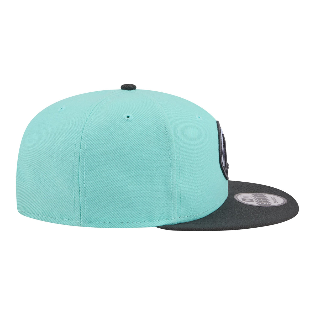 Men's Golden State Warriors New Era Turquoise/Charcoal Color Pack Two-Tone 9FIFTY Snapback Hat