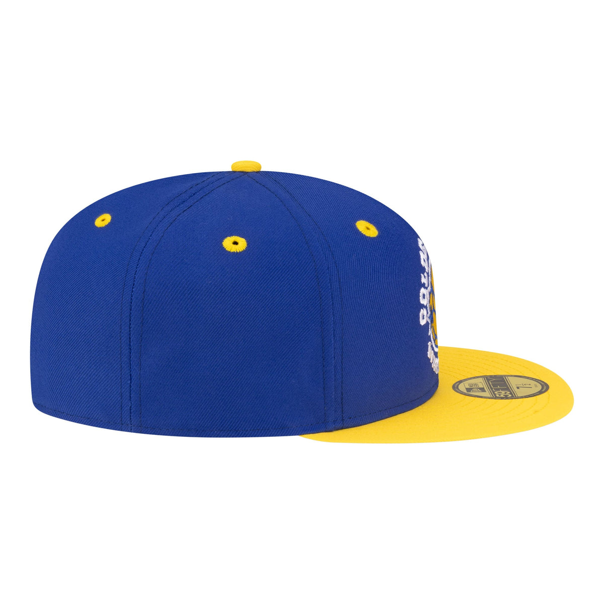 Men's Golden State Warriors  New Era Royal/Gold 80s Throwback 59FIFTY Fitted Hat