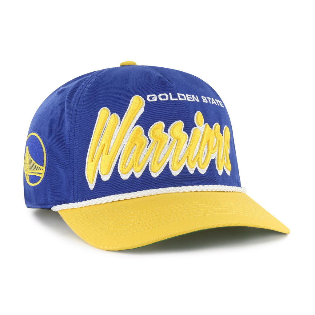 Men's Golden State Warriors '47 Royal/Gold Dropshadow Rope Hitch Adjustable Hat