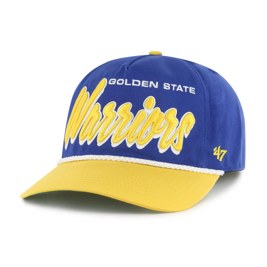 Men's Golden State Warriors '47 Royal/Gold Dropshadow Rope Hitch Adjustable Hat