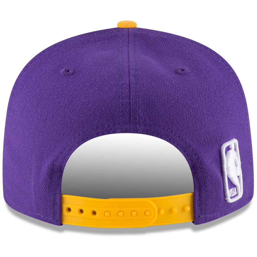 Men's Los Angeles Lakers New Era Purple/Gold Two-Tone 9FIFTY Adjustable Hat