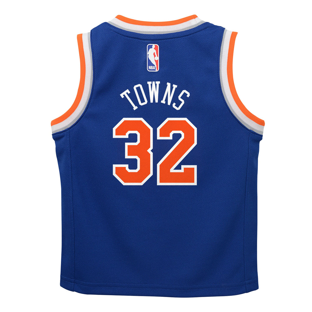 Infant New York Knicks Karl-Anthony Towns Nike Blue Replica Swingman Jersey - Icon Edition