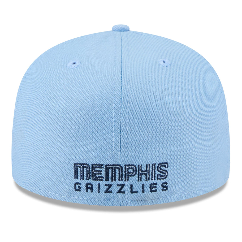 Men's Memphis Grizzlies  New Era White/Light Blue 2025 NBA Tip Off Split Panel 59FIFTY Fitted Hat