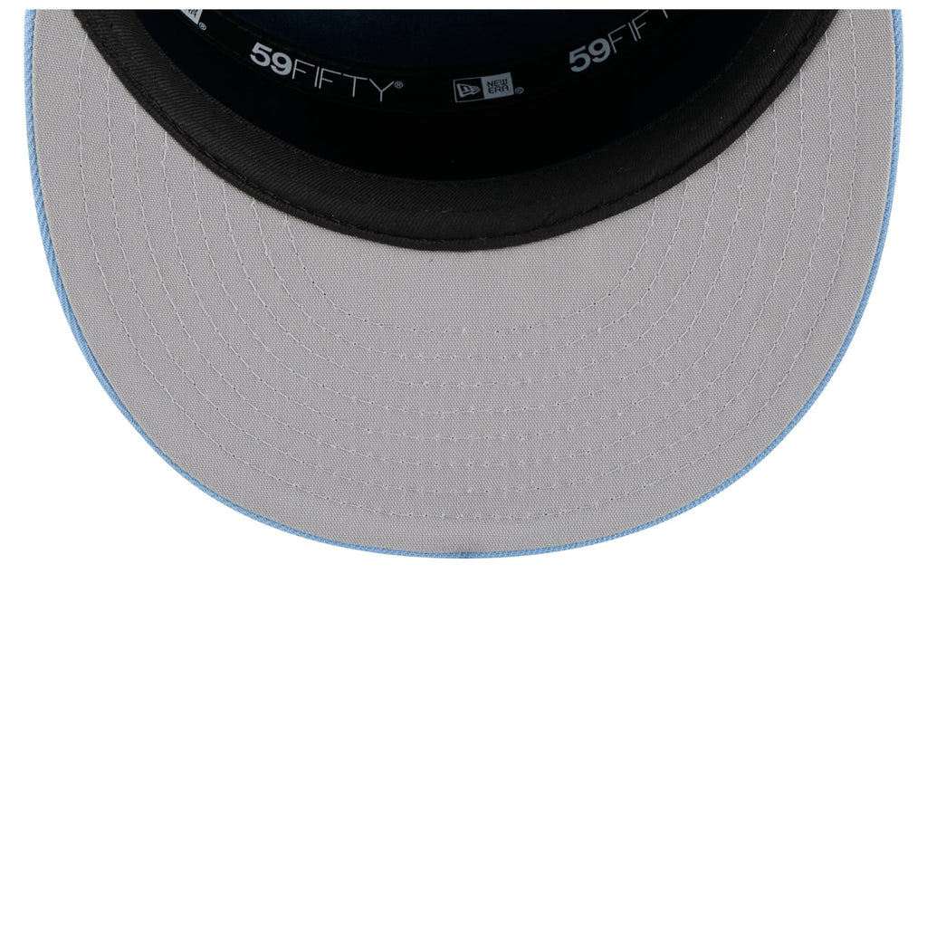 Men's Memphis Grizzlies  New Era White/Light Blue 2025 NBA Tip Off Split Panel 59FIFTY Fitted Hat