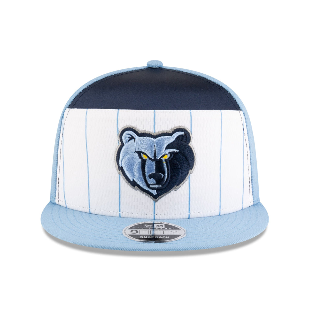 Men's Memphis Grizzlies  New Era White/Light Blue 2025 NBA Tip Off Split Panel 9FIFTY Snapback Hat