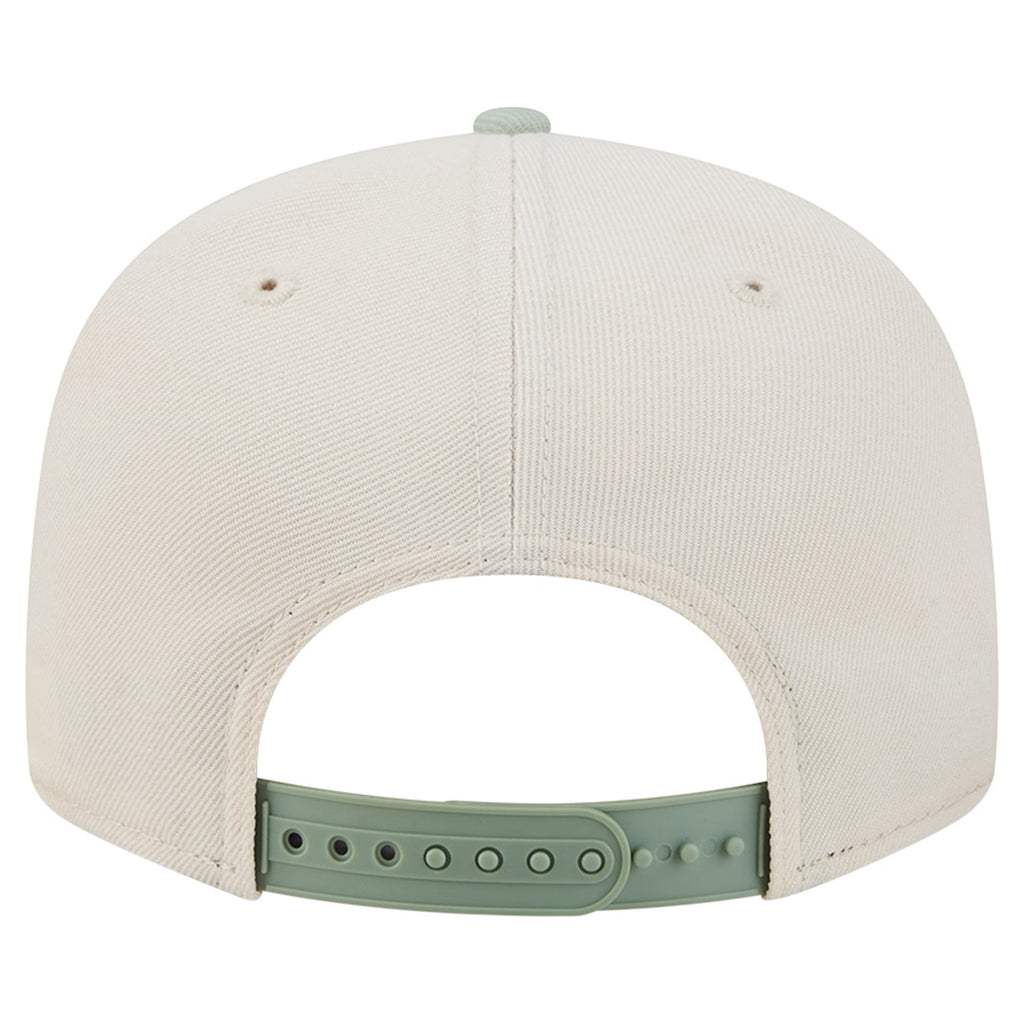 Men's Los Angeles Lakers  New Era Cream/Light Green Color Pack 9FIFTY Snapback Hat