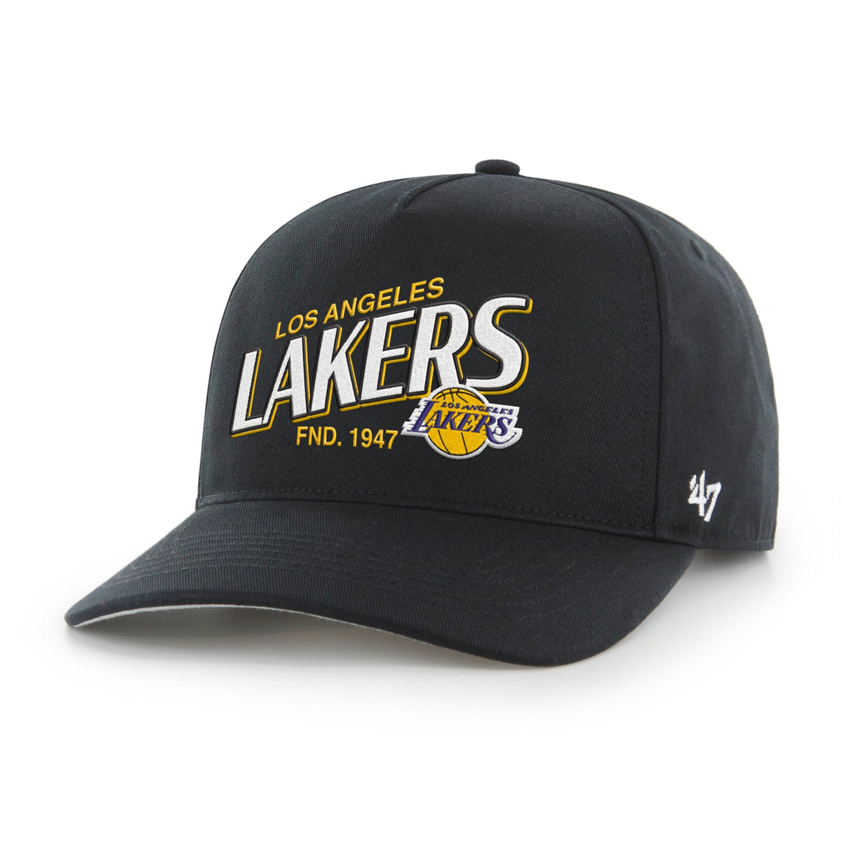 Men's Los Angeles Lakers  '47 Black Fast Break Chase Hitch Adjustable Hat