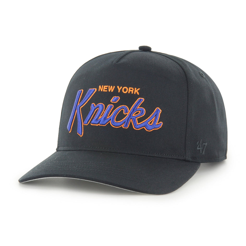 Men's New York Knicks  '47 Black Crosstown Hitch Adjustable Hat
