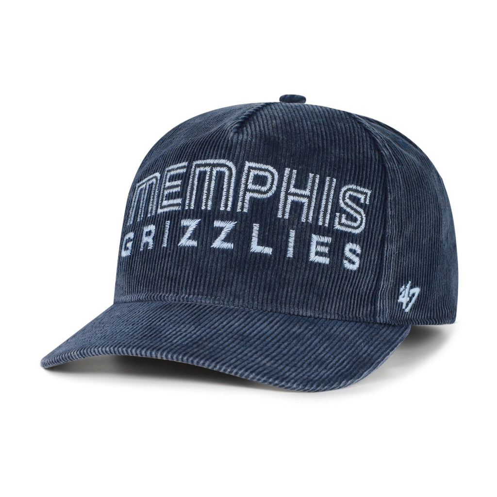 Men's Memphis Grizzlies  '47 Navy Reclaim Snow Wash Corduroy Adjustable Hitch Hat