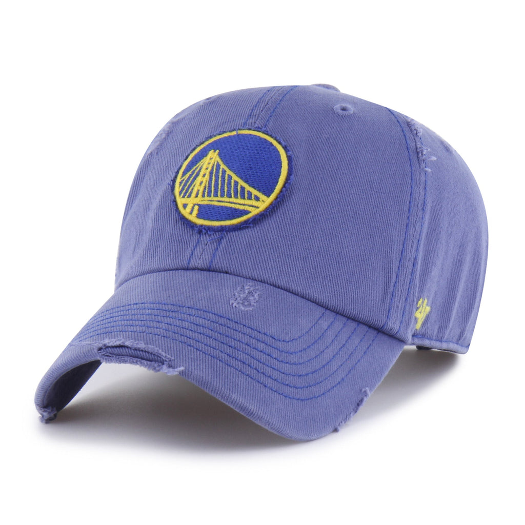 Men's Golden State Warriors  '47 Royal Weathered Clean Up Adjustable Hat