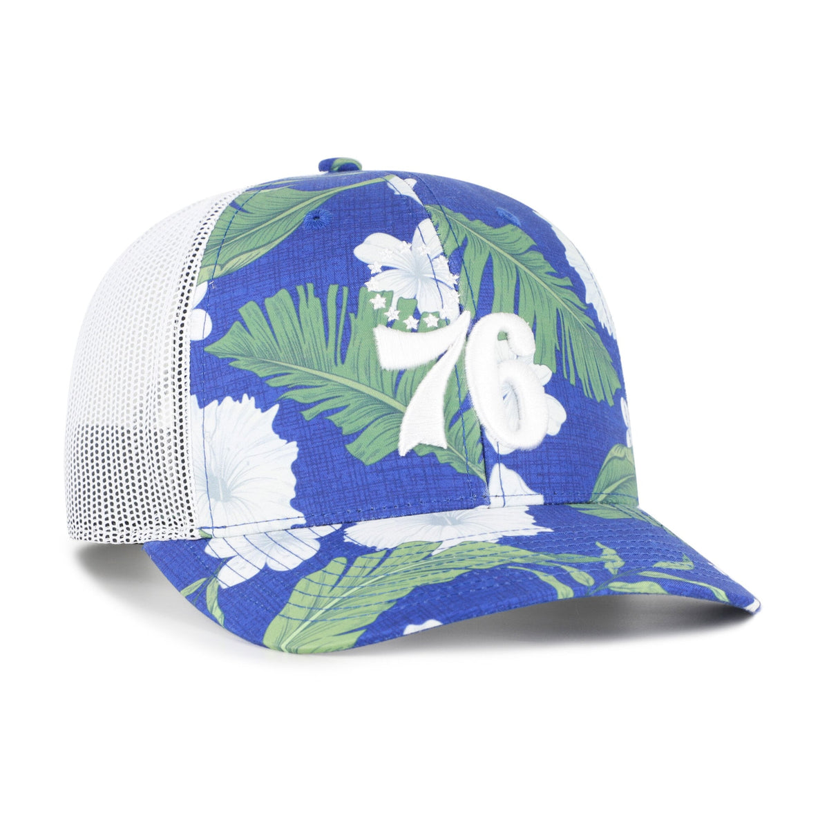 Men's Philadelphia 76ers  '47 Royal Beach Side Trucker Adjustable Hat