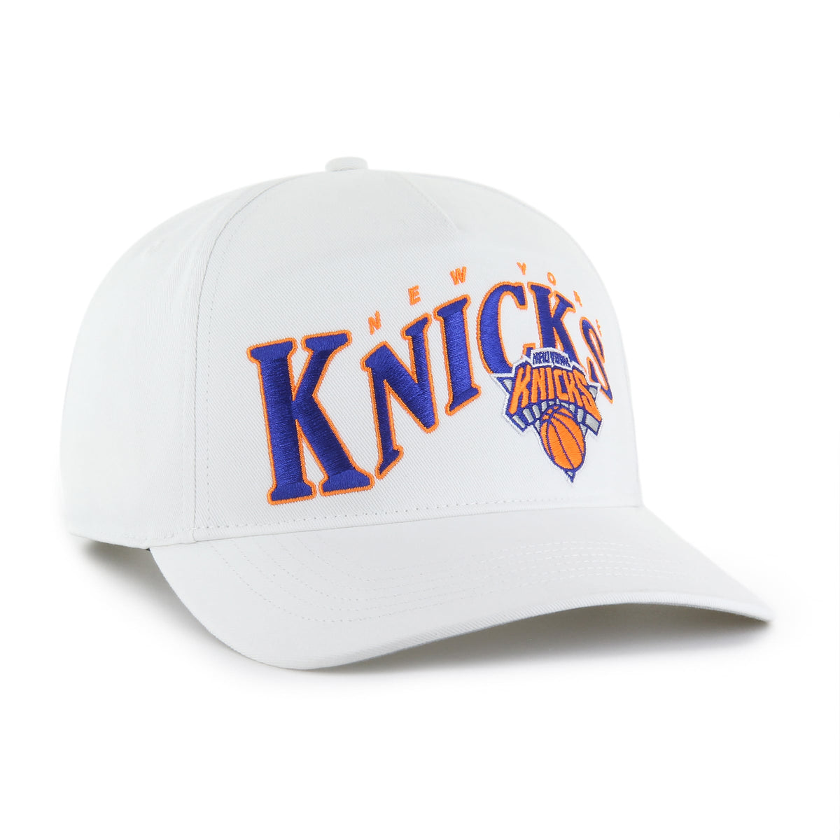 Men's New York Knicks '47 White Wave Hitch Adjustable Hat