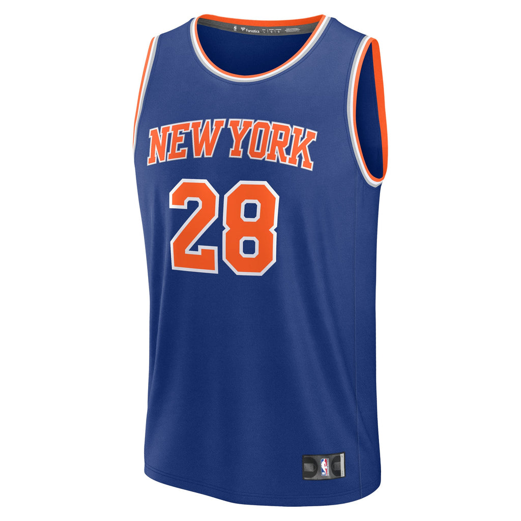 Men's New York Knicks Guerschon Yabusele Fanatics Blue Fast Break Replica Player Jersey - Icon Edition
