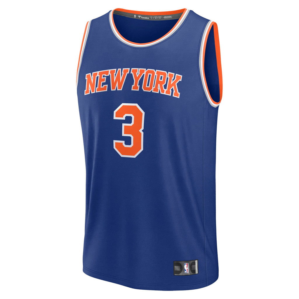 Men's New York Knicks Josh Hart Fanatics Blue Fast Break Replica Player Jersey - Icon Edition