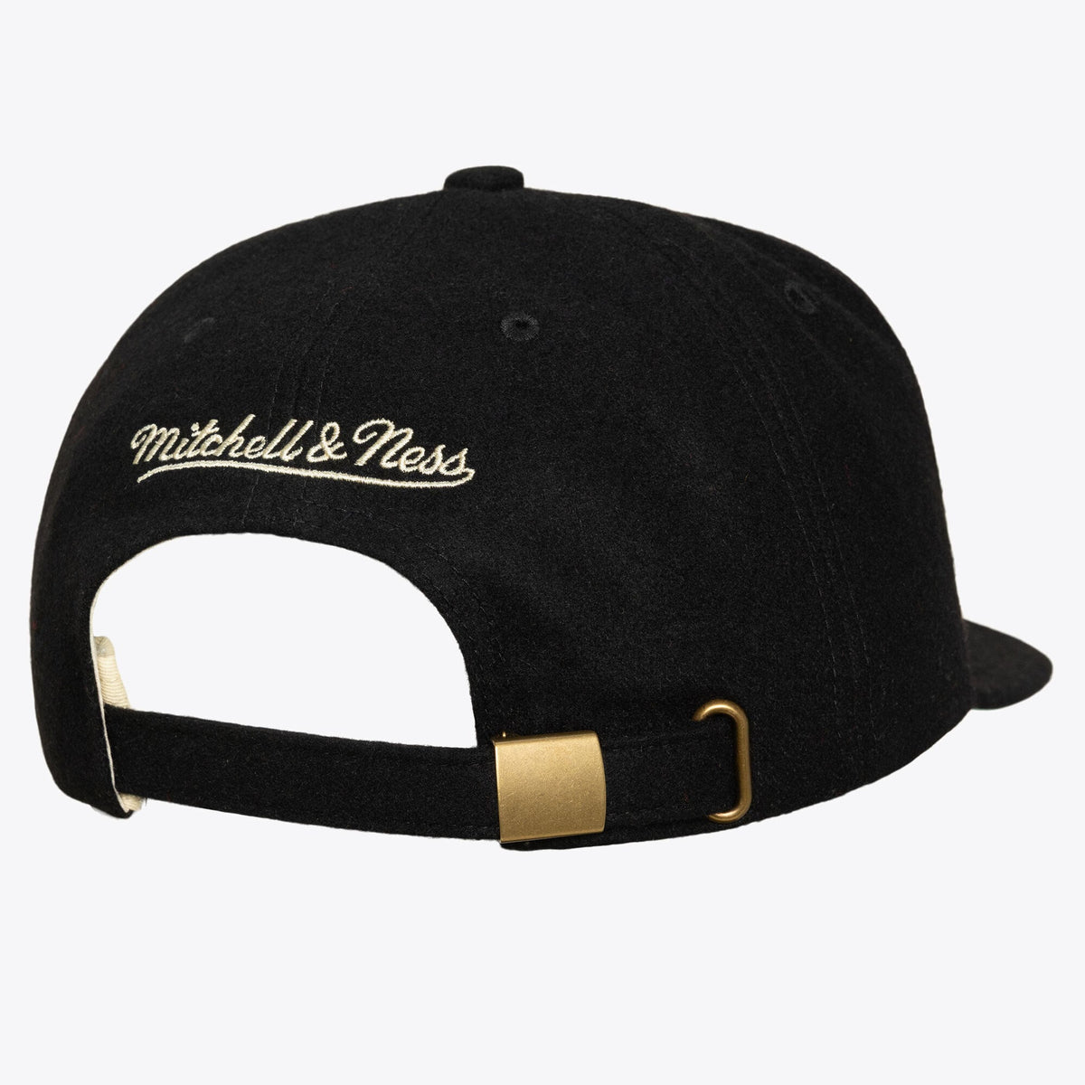 Men's Los Angeles Lakers Mitchell & Ness Black Hardwood Classics Retro Roots Vintage Adjustable Hat
