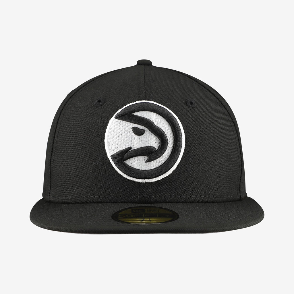 Men's Atlanta Hawks New Era Black 59FIFTY Fitted Hat