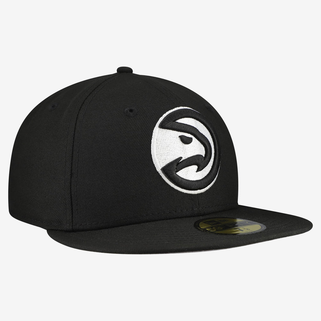 Men's Atlanta Hawks New Era Black 59FIFTY Fitted Hat