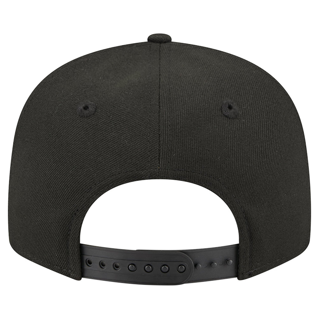 Men's Atlanta Hawks  New Era Black Team 9FIFTY Snapback Hat