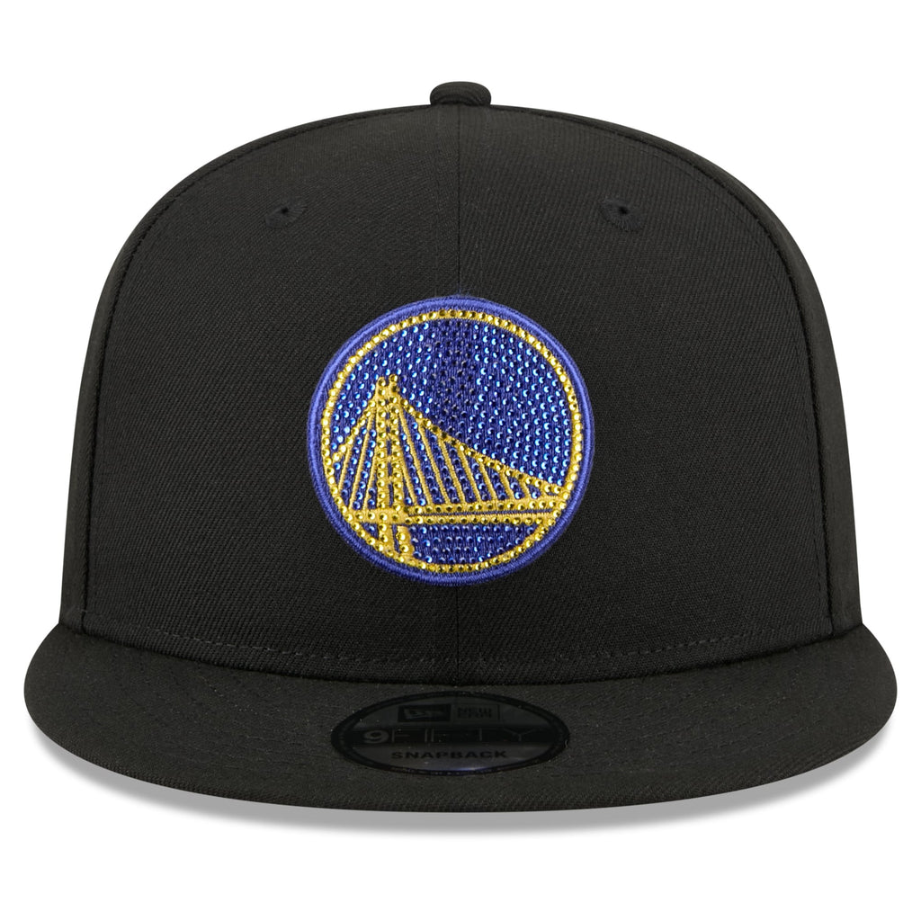 Men's Golden State Warriors New Era Black 2026 NBA Draft Crystal 9FIFTY Snapback Hat