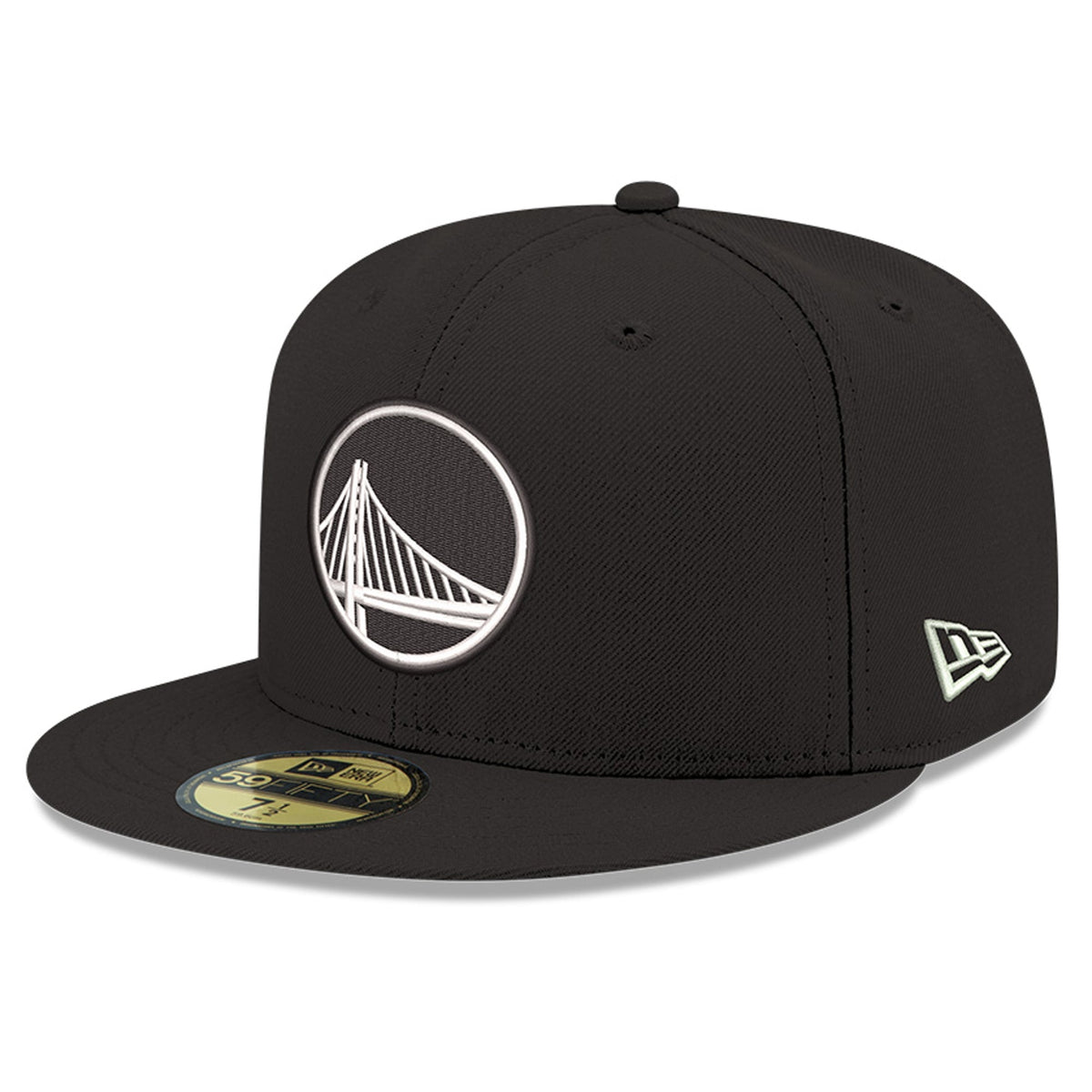Men's Golden State Warriors New Era Black 59FIFTY Fitted Hat