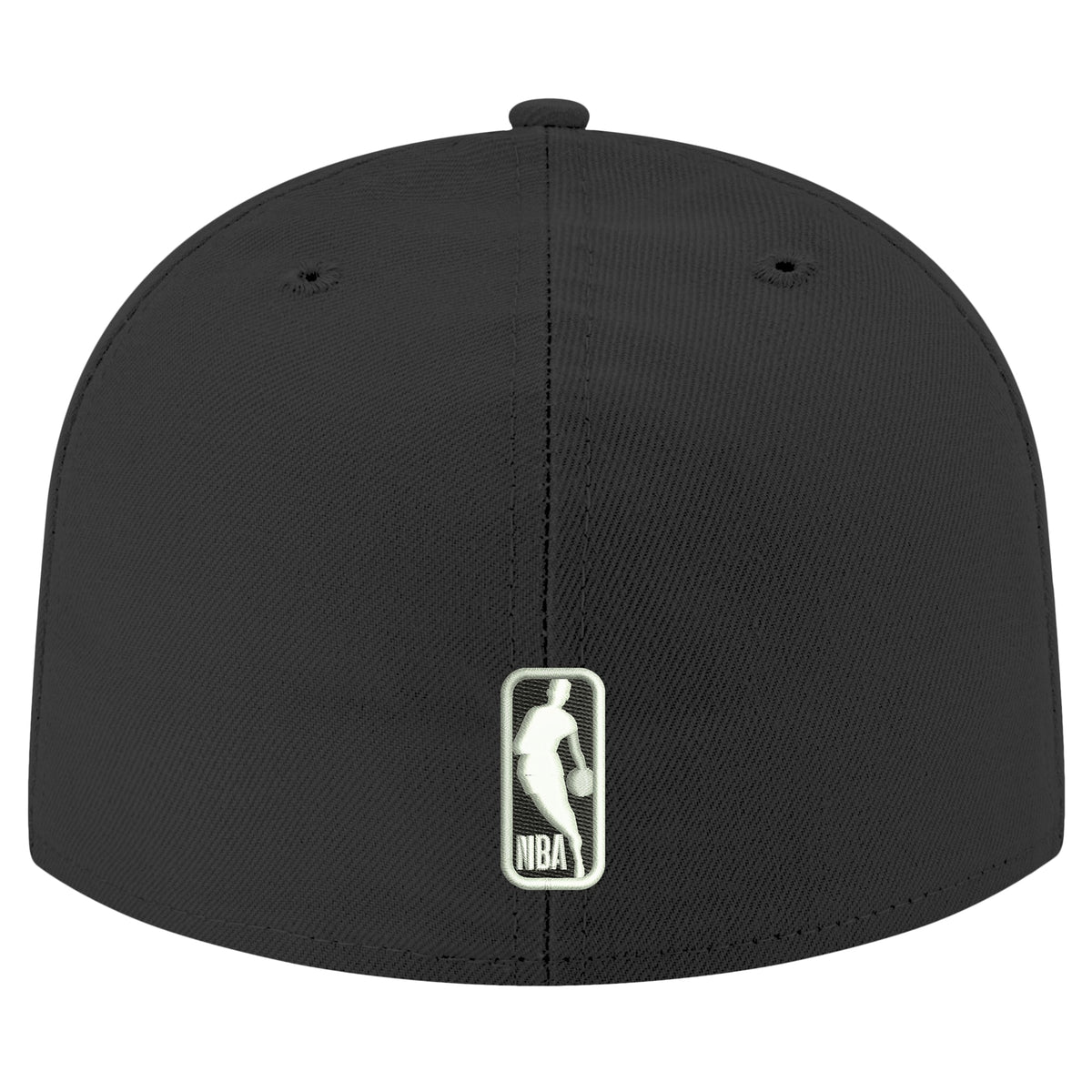 Men's Golden State Warriors New Era Black Black & White 59FIFTY Fitted Hat