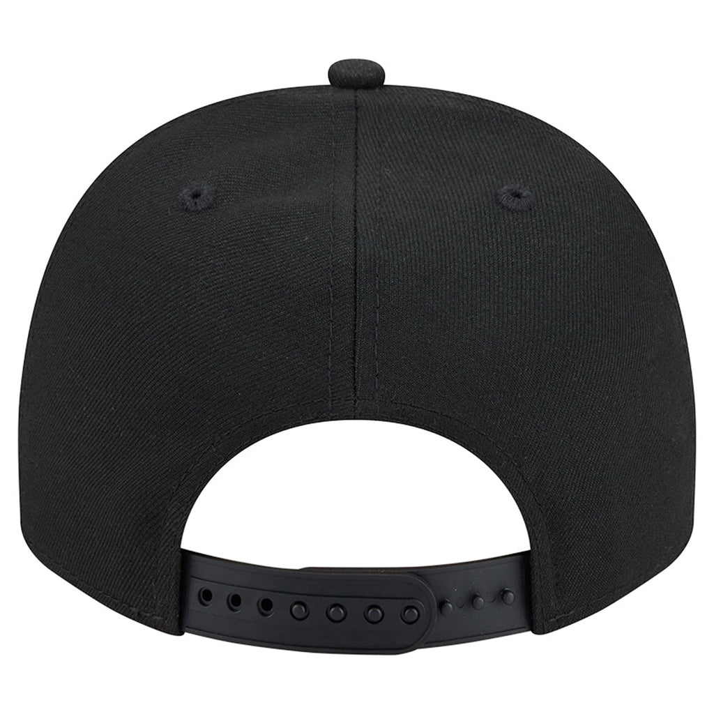 Men's Golden State Warriors  New Era Black Golden 9FIFTY Snapback Hat