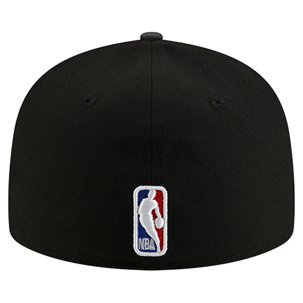 Men's Golden State Warriors  New Era Black Statement Edition Jersey Hook 59Fifty Fitted Hat