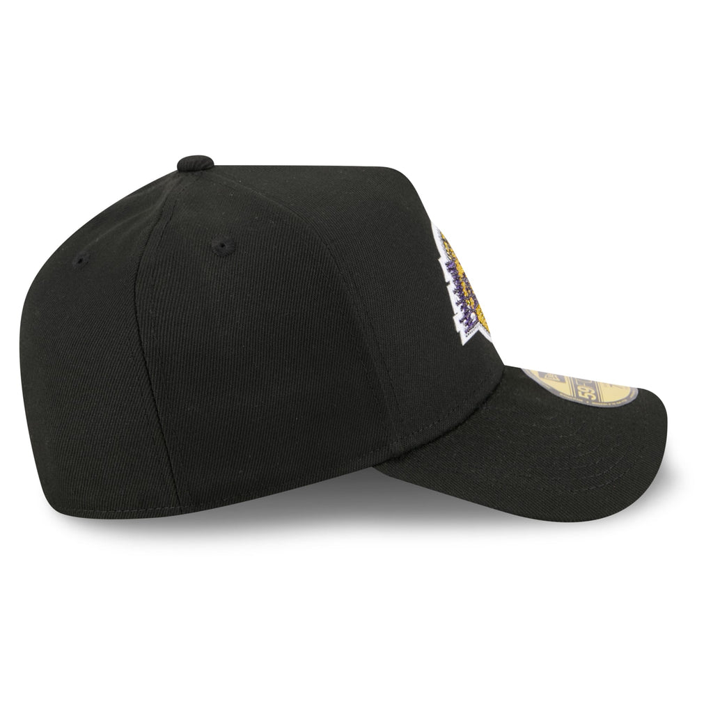 Men's Los Angeles Lakers New Era Black 2026 NBA Draft On-Stage Crystal A-Frame 59FORTY Fitted Hat