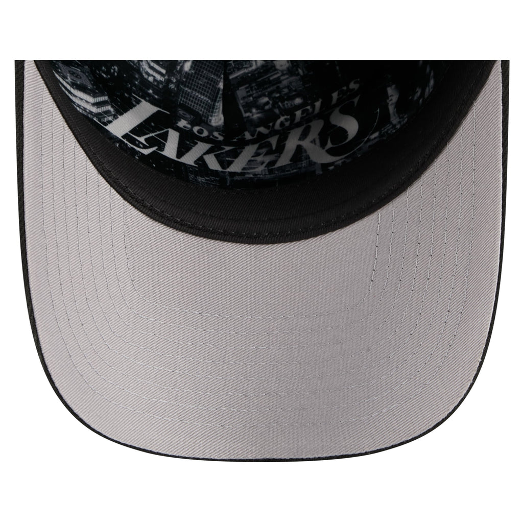 Men's Los Angeles Lakers New Era Black 2026 NBA Draft On-Stage Crystal A-Frame 59FORTY Fitted Hat