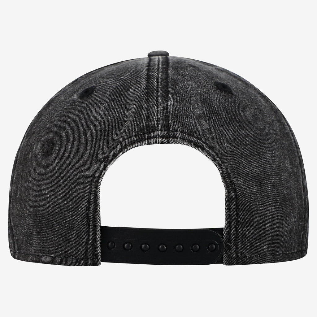 Men's Los Angeles Lakers  New Era Black Washed Tonal 9FIFTY Snapback Hat