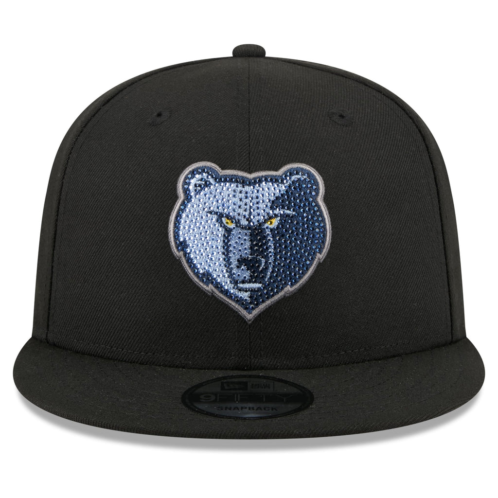 Men's Memphis Grizzlies New Era Black 2026 NBA Draft Crystal 9FIFTY Snapback Hat