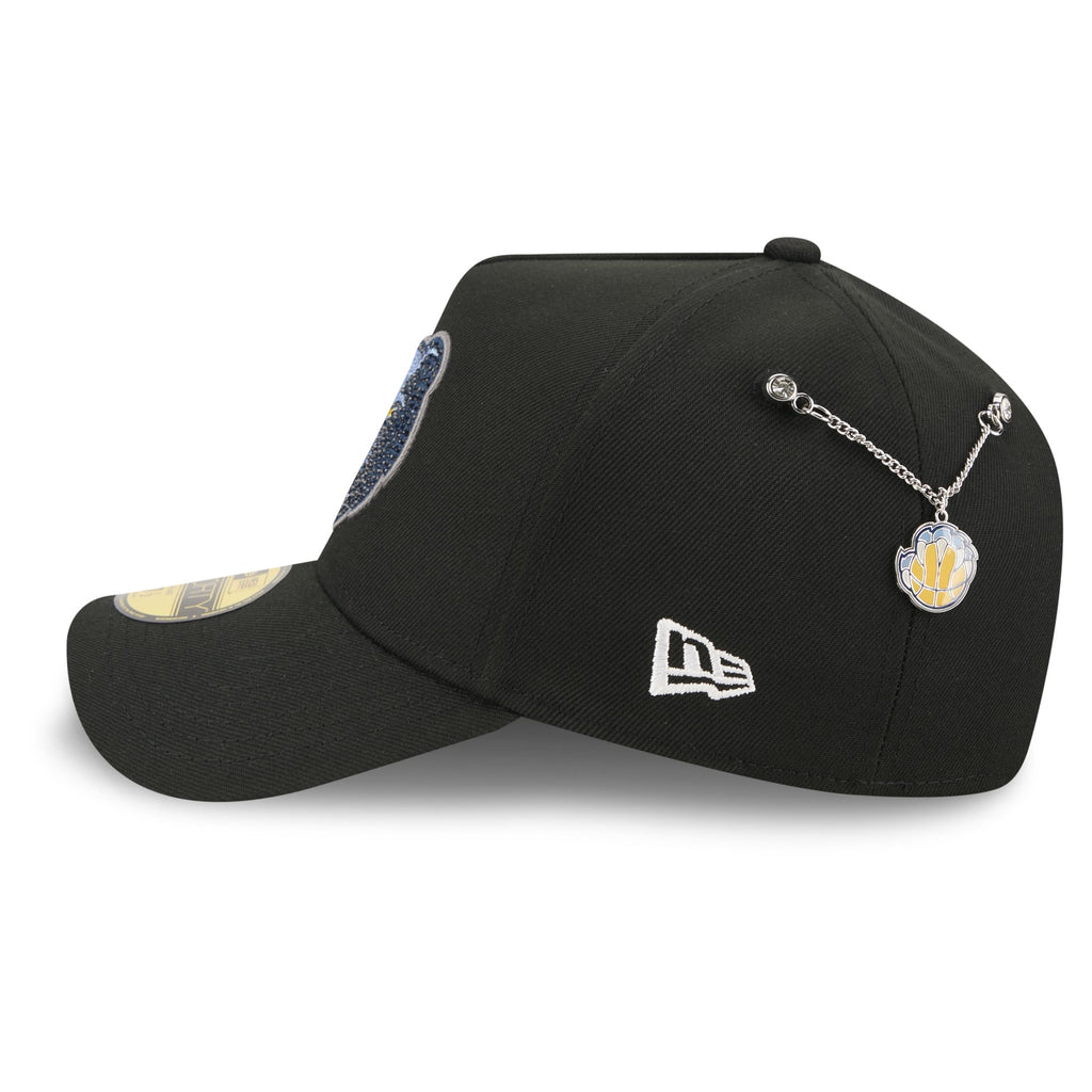 Men's Memphis Grizzlies New Era Black 2026 NBA Draft On-Stage Crystal A-Frame 59FORTY Fitted Hat