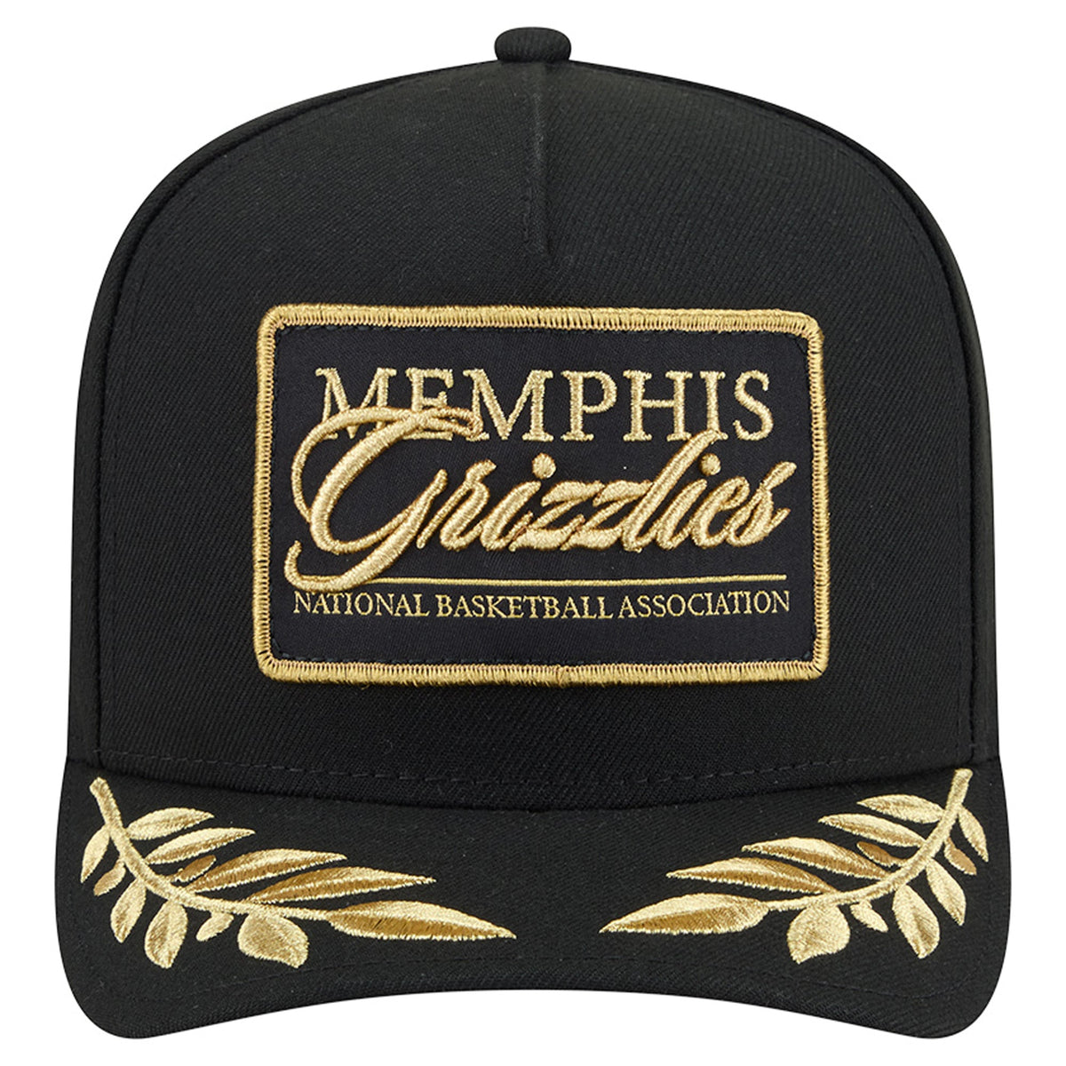 Men's Memphis Grizzlies  New Era Black Golden 9FIFTY Snapback Hat