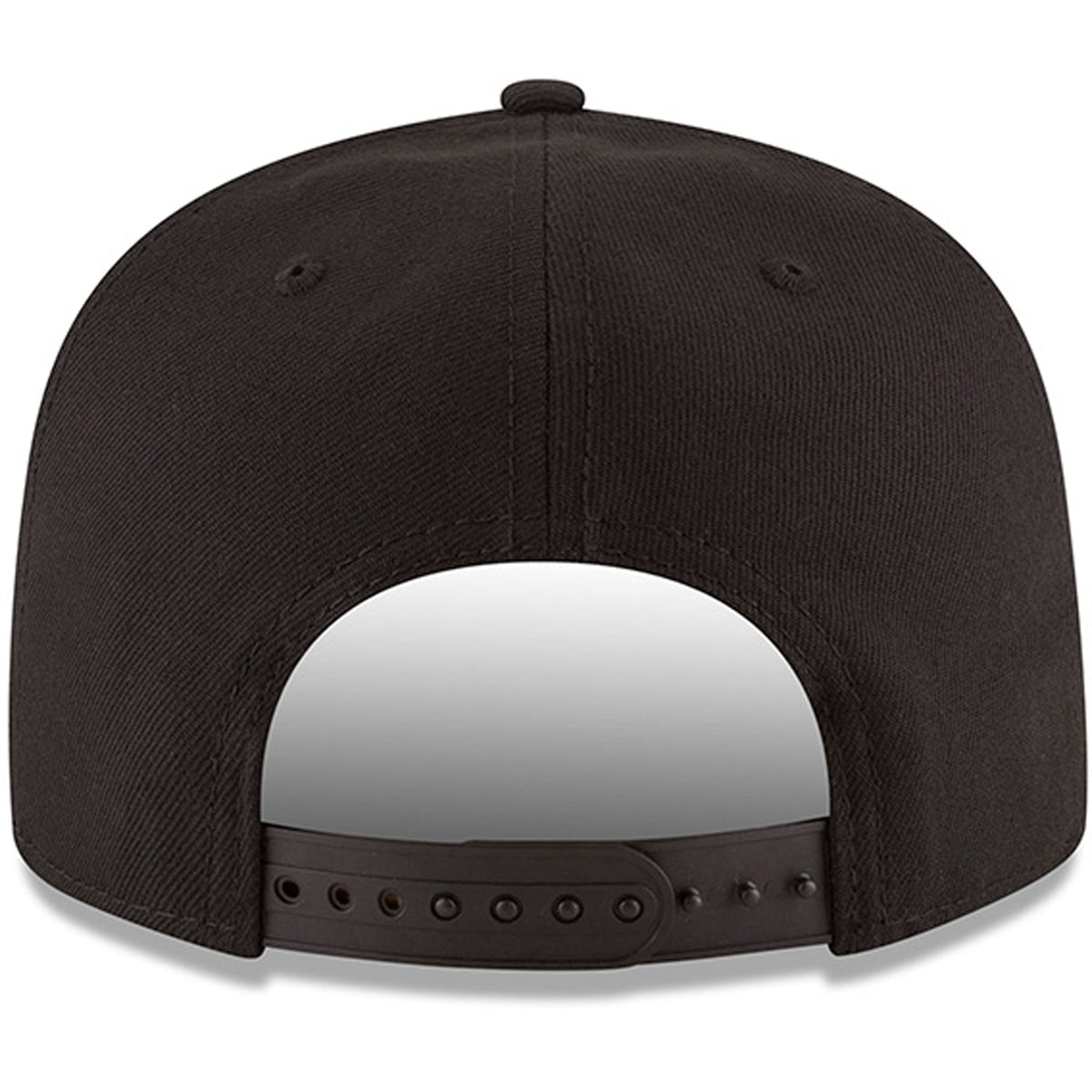 Men's New Orleans Pelicans New Era Black Black & White Logo 9FIFTY Adjustable Snapback Hat