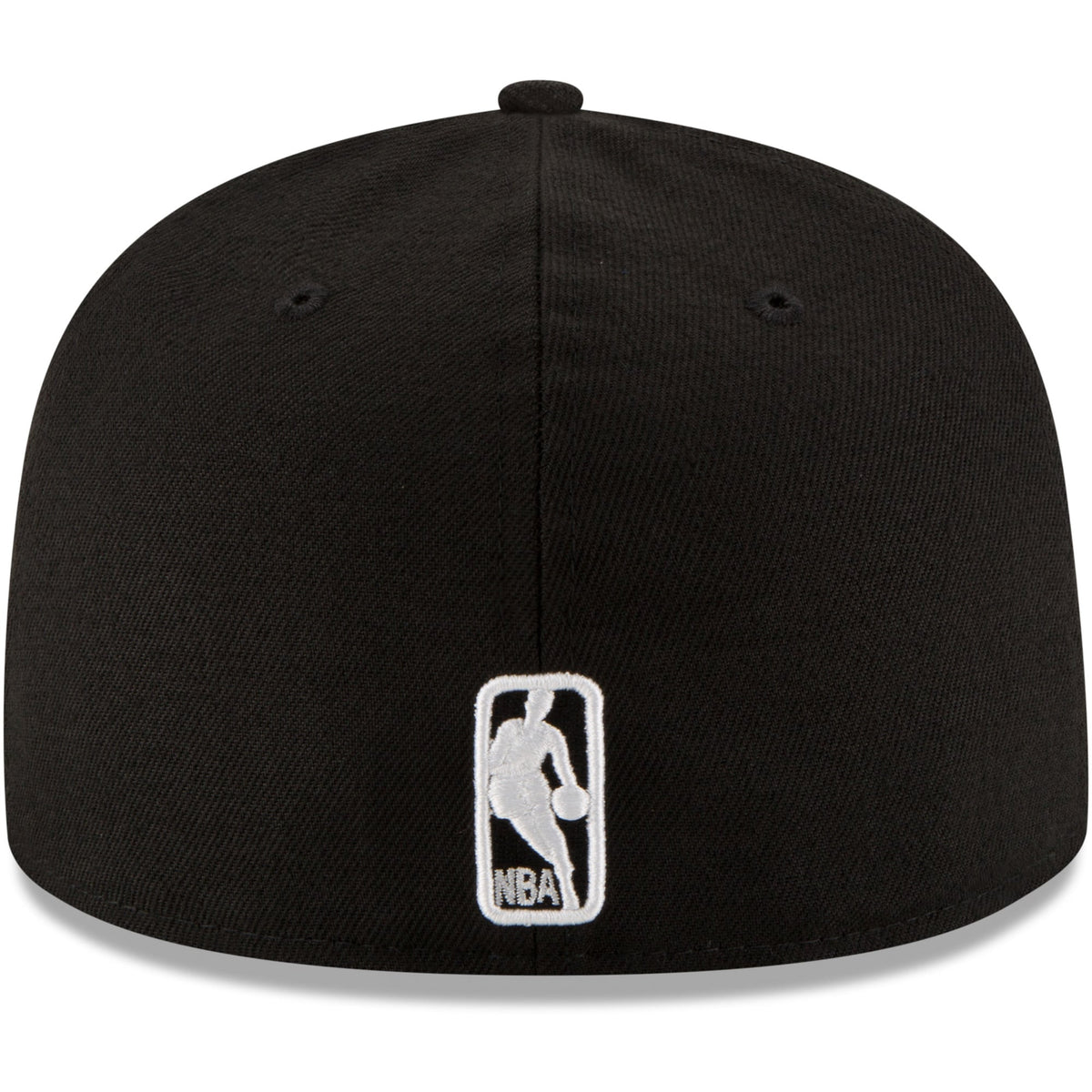 Men's New York Knicks New Era Black Black & White Logo 59FIFTY Fitted Hat