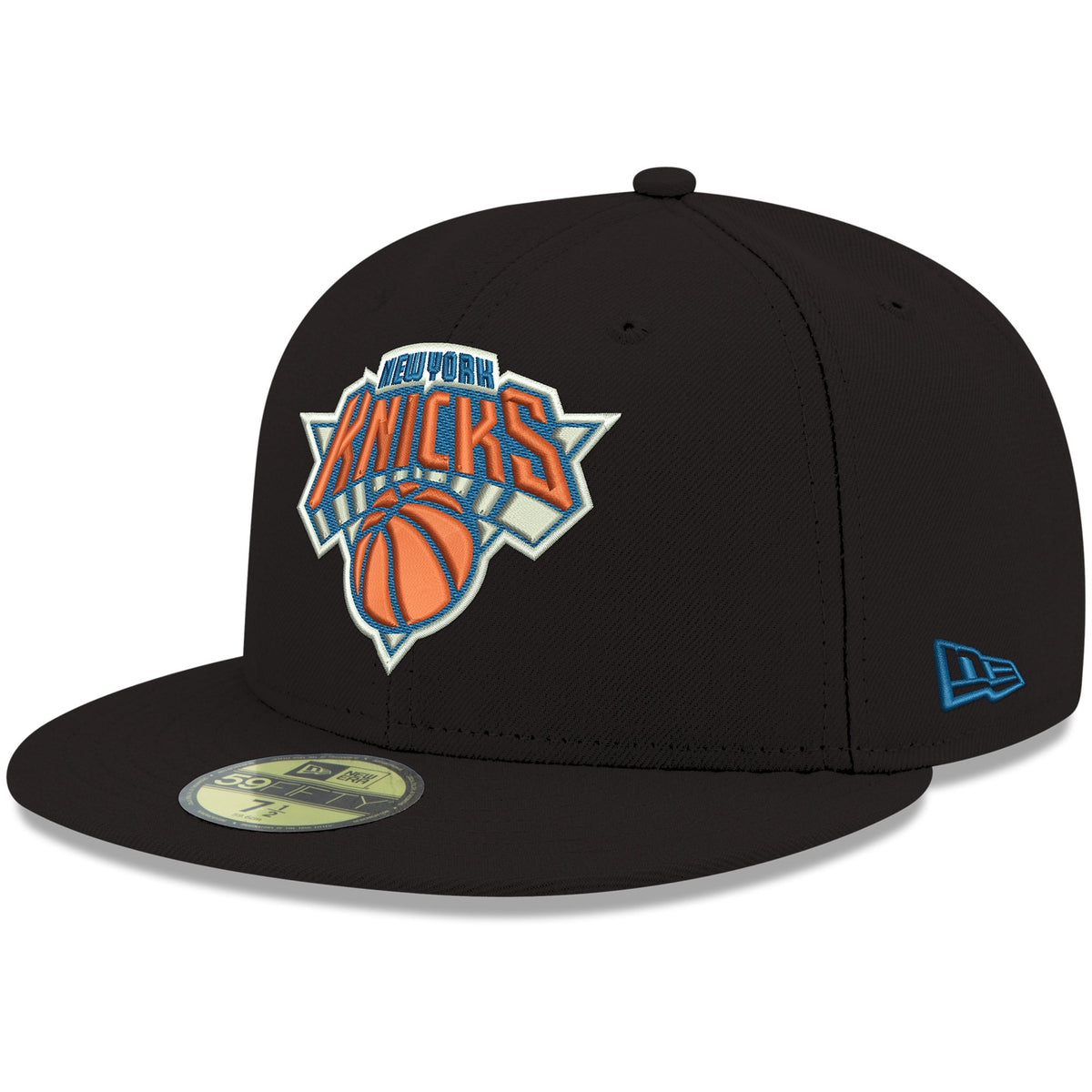 Men's New York Knicks New Era Black Official Team Color 59FIFTY Fitted Hat