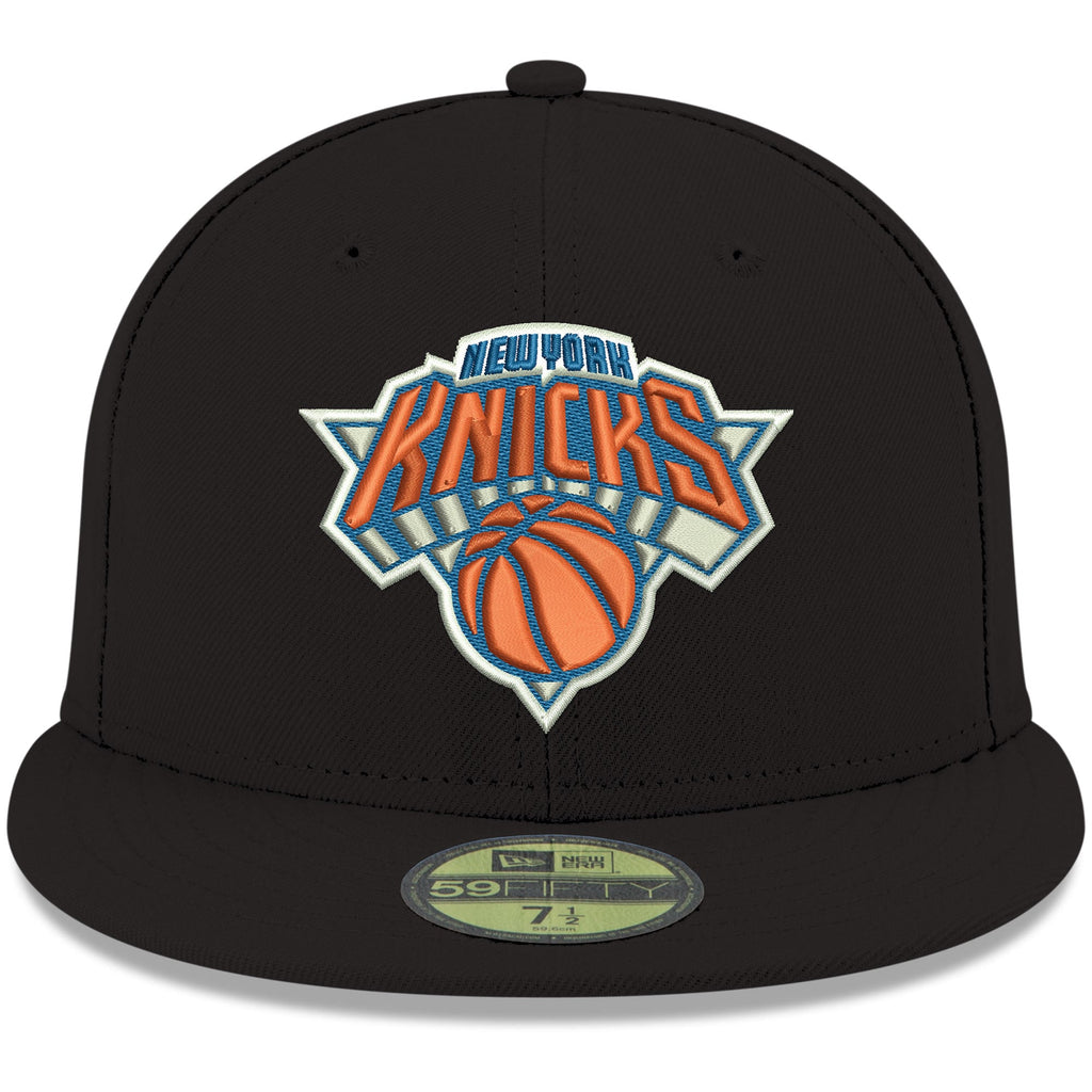 Men's New York Knicks New Era Black Official Team Color 59FIFTY Fitted Hat