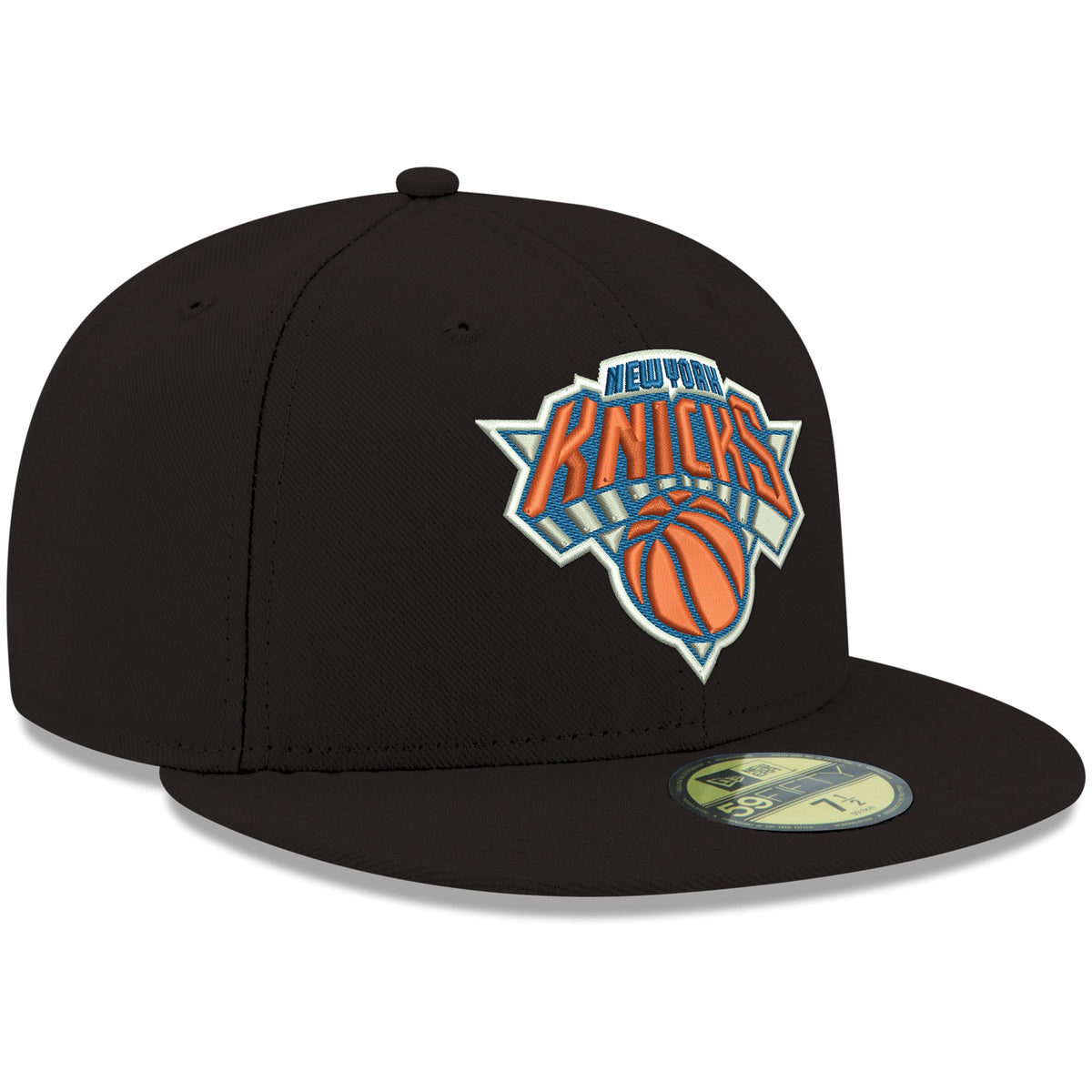 Men's New York Knicks New Era Black Official Team Color 59FIFTY Fitted Hat