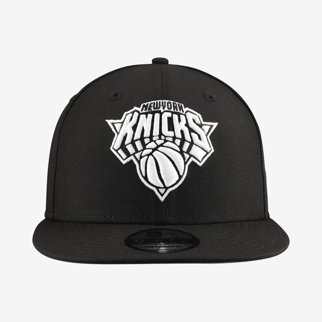 Men's New York Knicks  New Era Black Team 9FIFTY Snapback Hat