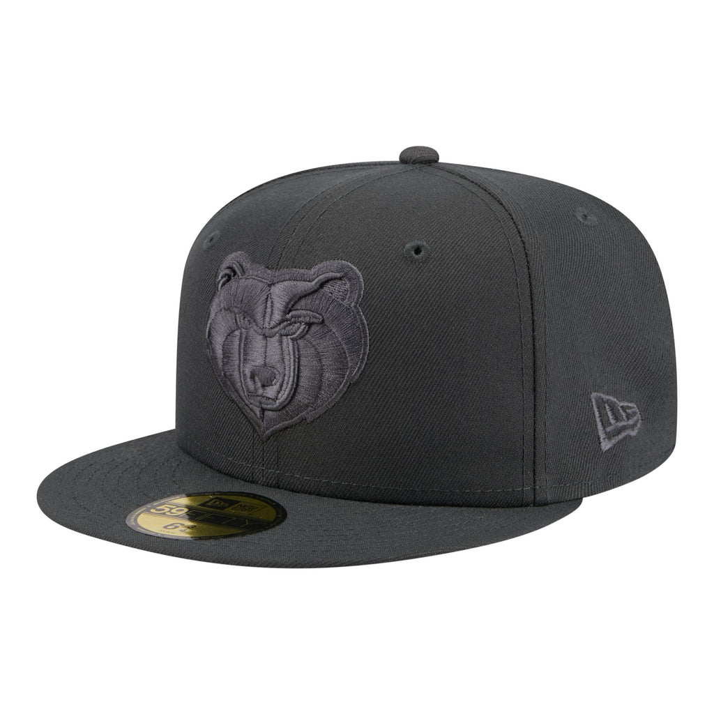 Men's Memphis Grizzlies  New Era Charcoal Tonal Color Pack 59FIFTY Fitted Hat