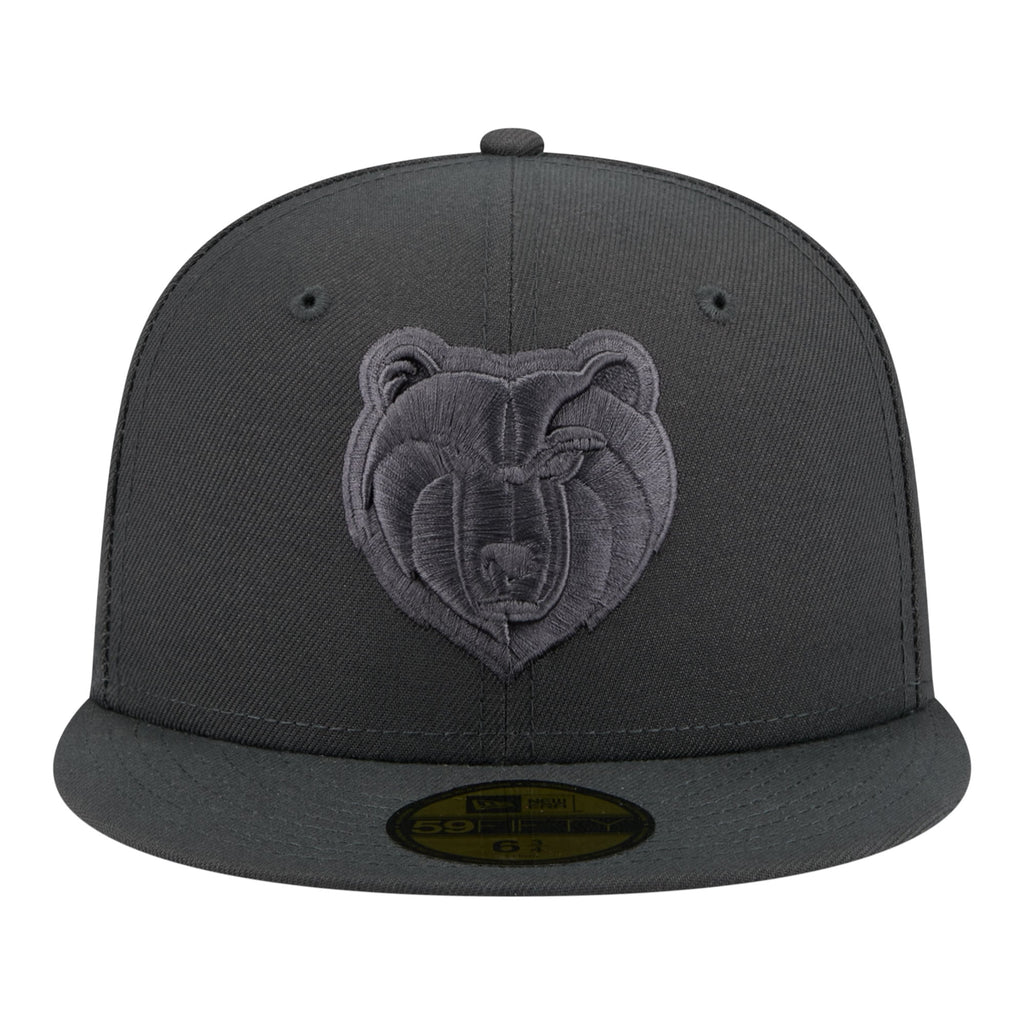 Men's Memphis Grizzlies  New Era Charcoal Tonal Color Pack 59FIFTY Fitted Hat