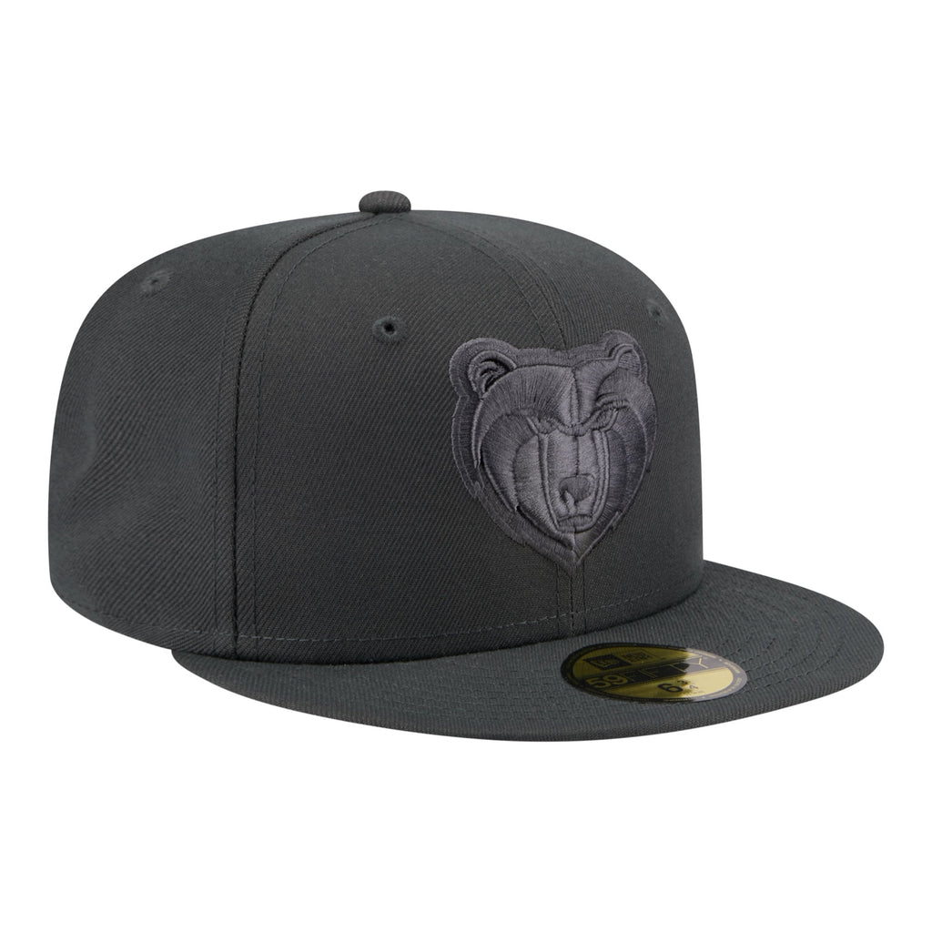 Men's Memphis Grizzlies  New Era Charcoal Tonal Color Pack 59FIFTY Fitted Hat