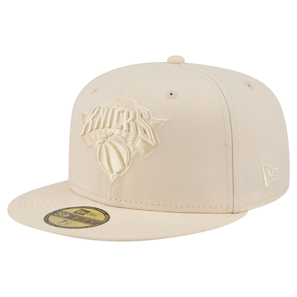 Men's New York Knicks New Era Cream Color Pack 59FIFTY Fitted Hat