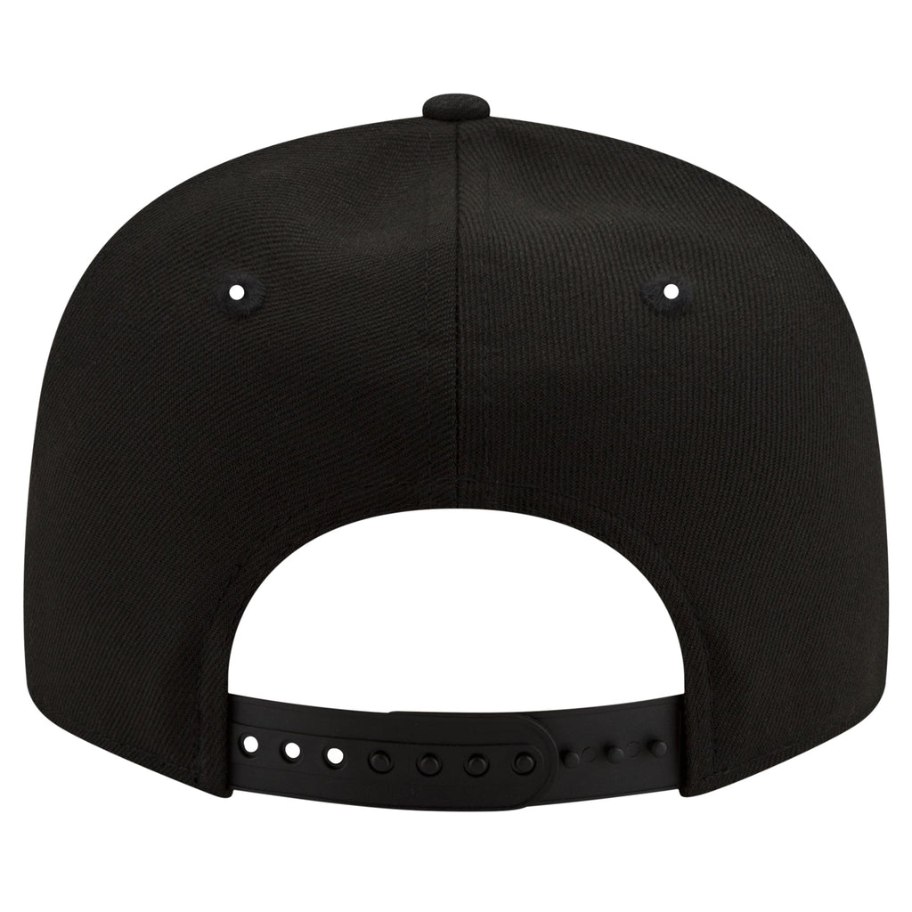 Men's Golden State Warriors New Era Black & White 9FIFTY Snapback Hat