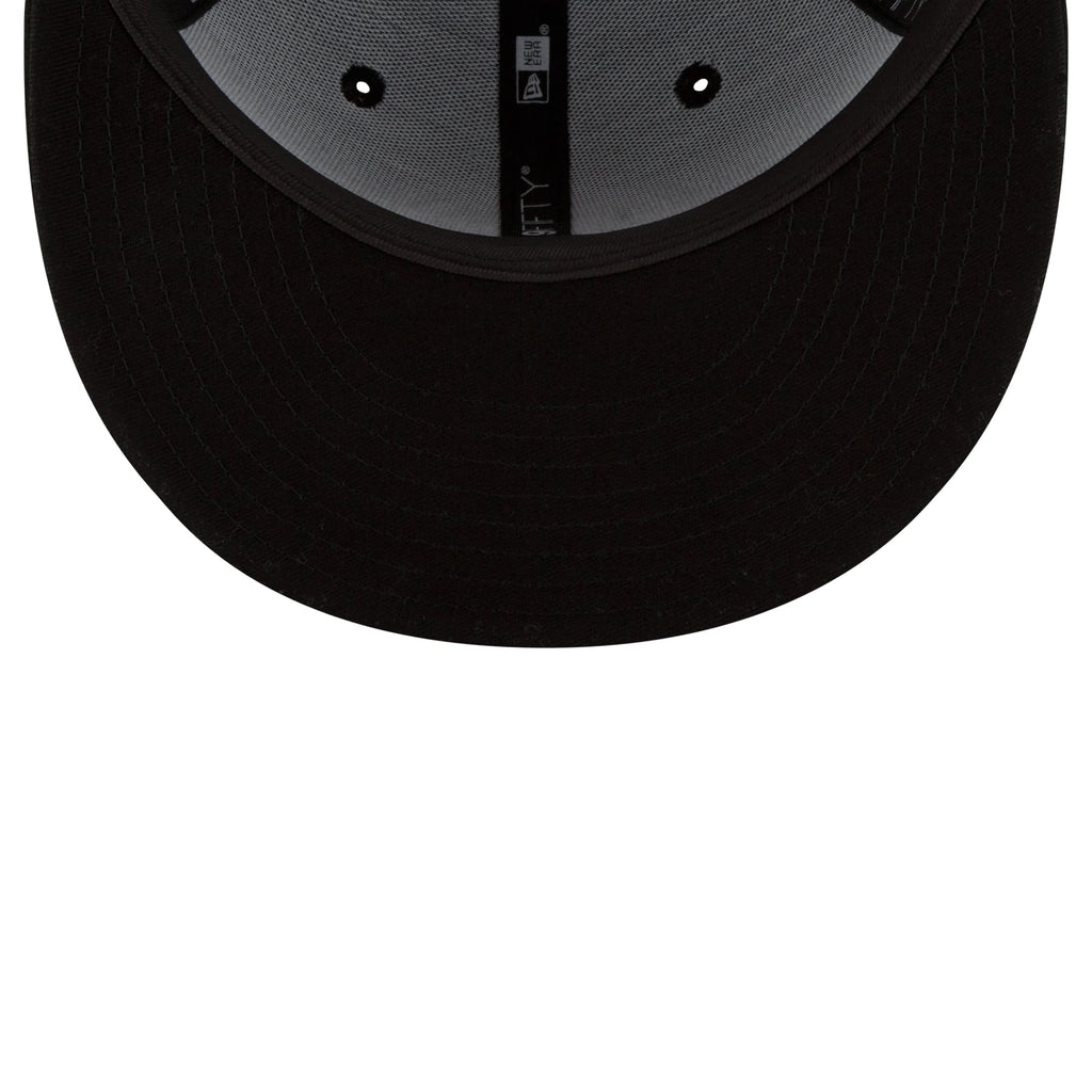 Men's Golden State Warriors New Era Black & White 9FIFTY Snapback Hat