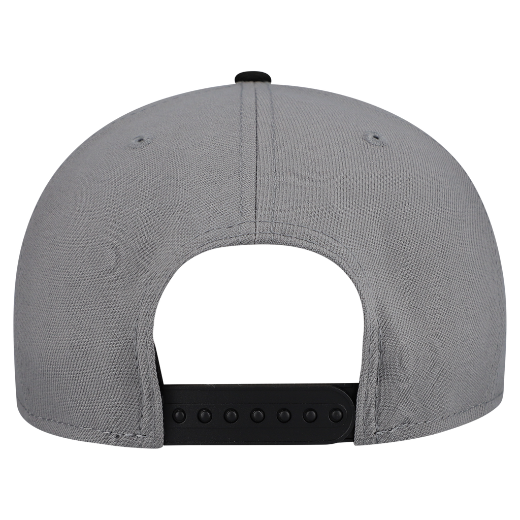 Men's Atlanta Hawks  New Era Gray Core Logo Storm Gray Two-Tone 9FIFTY Snapback Hat
