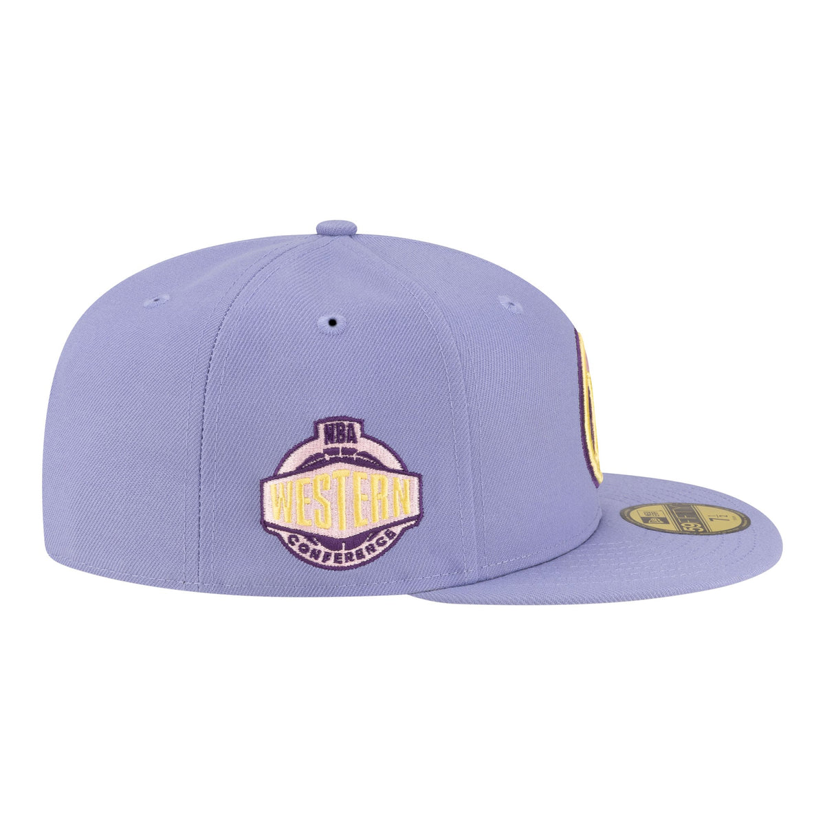 Men's Golden State Warriors New Era Lavender Color Pack 59FIFTY Fitted Hat